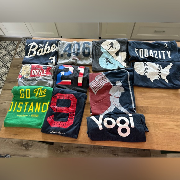 Baseballisms Baseball Shirts Lot- 14 shirts - Picture 1 of 7